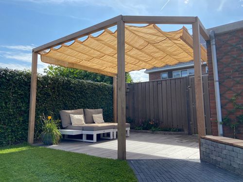 ROLETA RZYMSKA PRZECIWSŁONECZNA MARKIZA ZWIJANA NA WYMIAR Z TKANINY HDPE na Arena.pl