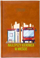 Kalendarz A5 2026 tygodniowy KSIĄŻKOWY PREZENT DLA KIEROWCY Z IMIENIEM