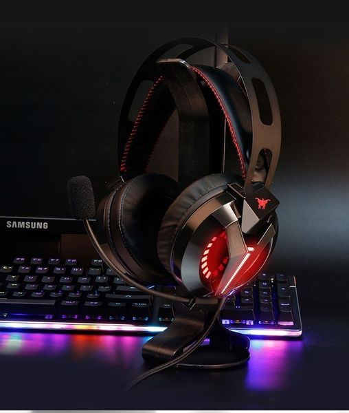 SŁUCHAWKI GAMINGOWE M180PRO do PC PS4 XBOX LED zdjęcie 10