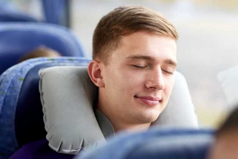 PODUSZKA PODROŻNA DMUCHANA DO SAMOLOTU SAMOCHODU zdjęcie 11