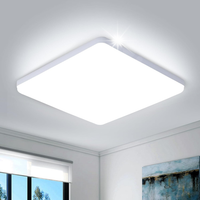 lampa sufitowa plafon led natynkowy nowoczesny kwadrat 43w 6500k 30cm IP44