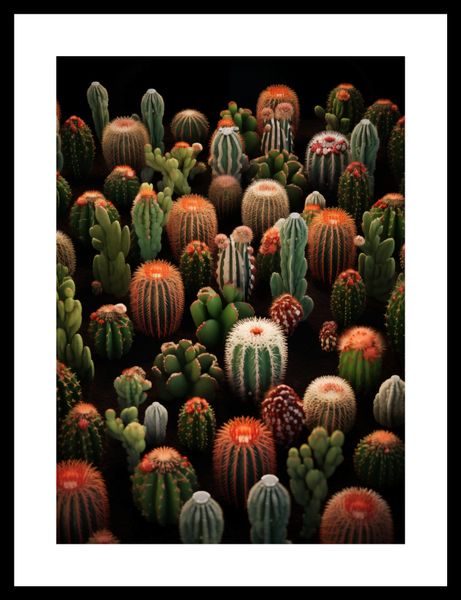 Plakat 25x35cm Ogród Kaktusów zdjęcie 3