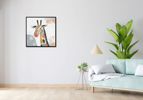 Plakat 70x70cm Żyrafa Bambino na Arena.pl