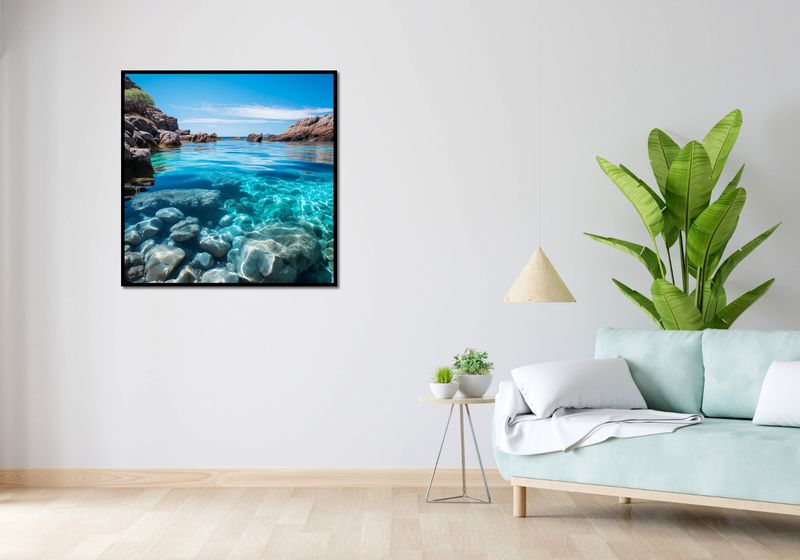 Plakat 90x90cm Krystaliczna Woda zdjęcie 4