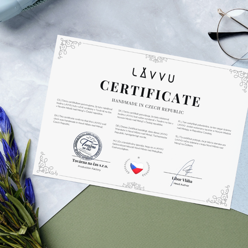 LAVVU Brązowy zegar ścienny Natur ⌀34cm na Arena.pl