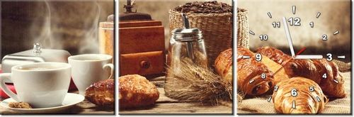 30 90CM OBRAZ 3 ELEM SMAKOWITE ŚNIADANIE ŚCIENNY PŁOTNO DRUK na Arena.pl