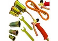 PALNIK GAZOWY DO OPALANIA PODGRZEWANIA PAPY DEKARSKI 3 DYSZE 25MM 35MM