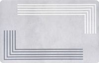 mata dywan do łazienki antypoślizgowy 45x70 szary