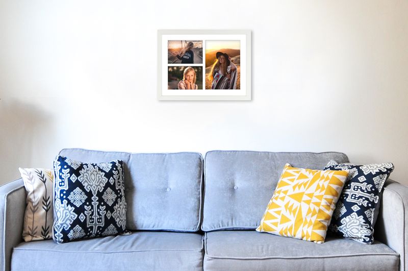 Ramka na 3 zdjęcia Hekla 30x40x3 galeria biały 1szt. zdjęcie 4