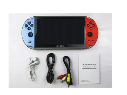 PRZENOŚNA KONSOLA X12 PLUS 5000 GIER 32GB 7 CALI POLSKIE MENU na Arena.pl