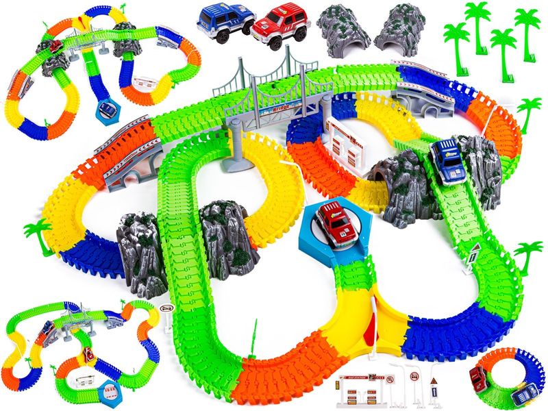 Tor Wyścigowy, Samochodowy 240 Elementów zdjęcie 1