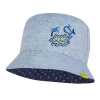 Broel HERMINIO kapelusz bucket hat len niebieski 46-48