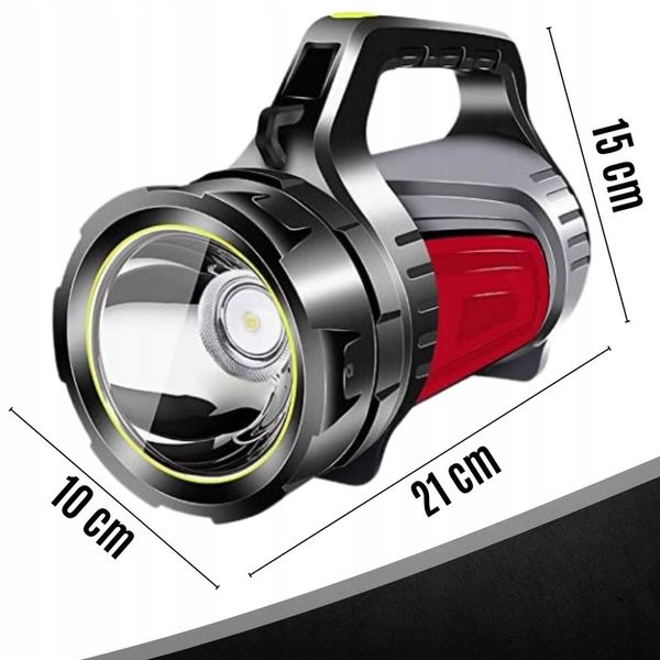 MOCNA LATARKA AKUMULATOROWA SZPERACZ LED POWERBANK ŁADOWANIE TURYSTYCZNA zdjęcie 8