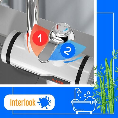 PRZEPŁYWOWY PODGRZEWACZ WODY Z PRYSZNICEM 3000W na Arena.pl