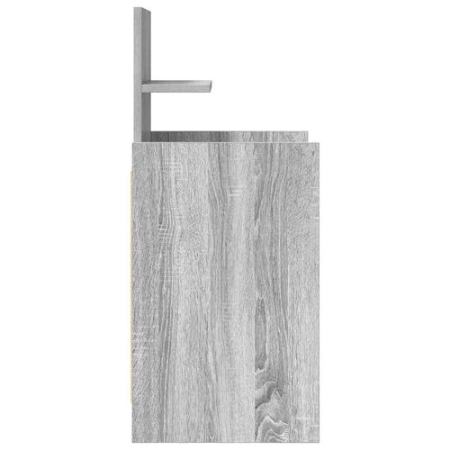 Szafka nocna z 2 szufladami Szary Sonoma 38x34x80 cm na Arena.pl