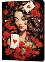 Obraz 70x100cm Różany Hazard