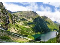 OBRAZ DRUK GÓRSKIE JEZIORO TATRY