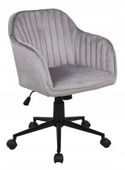 fotel obrotowy fb1-fx velvet szary