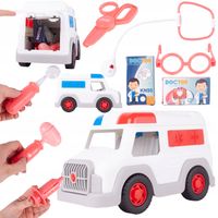 Zestaw lekarski mały doktor karetka ambulans