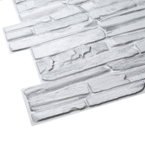 Dekoracyjne Panele Ścienne 3D PCV kamień szary White Rock na Arena.pl