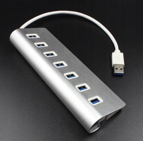 HUB USB 7x USB 3.0 ROZGAŁĘŹNIK ROZDZIELACZ 7w1 PORTÓW Adapter Replikator PD na Arena.pl