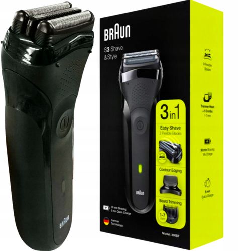 Golarka męska Braun Series 3 300 BLK/BLK na Arena.pl