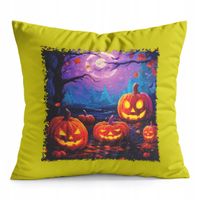 PODUSZKA ŻÓŁTA PREZENT - HALLOWEEN