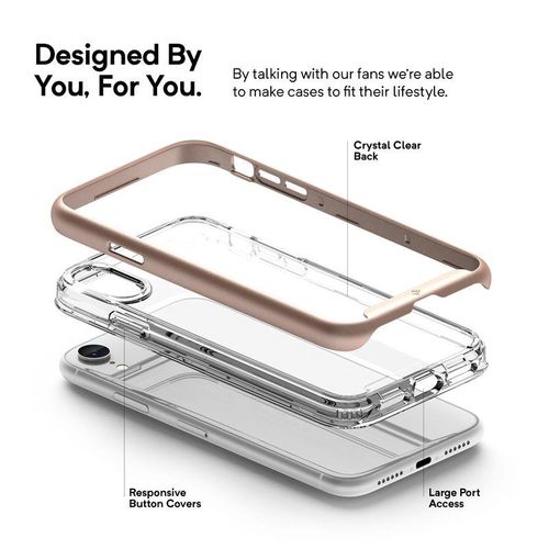 Caseology Skyfall - Etui do iPhone XR (złote) na Arena.pl