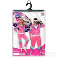 STRÓJ DRES FIOLETOWY RETRO DRESY LATA 70 80 KOSTIUM DISCO PRZEBRANIE S