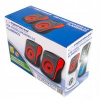 GŁOŚNIKI KOMPUTEROWE PC 2.0 USB 2x3W Z REGULACJĄ