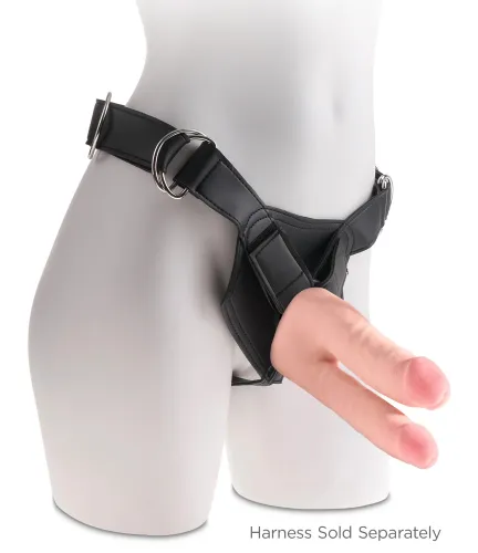 king cock plus duo model 24 cm jasny - podwojny system intymny na Arena.pl