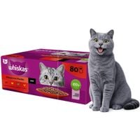 karma mokra dla kota whiskas klasyczne przysmaki w sosie mix 80x85g