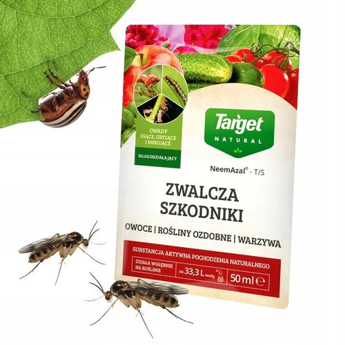 Płyn owadobójczy na ziemiórki mszyce przędziorki 50 ML Target NeemAzal na Arena.pl