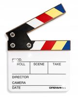 Prof. KLAPS FILMOWY Studyjny do Filmu 15x15cm Biały Kolor na Pisaki Mazaki