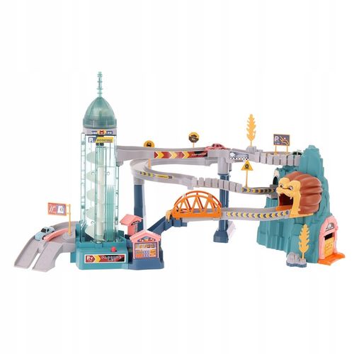 TOR WYŚCIGOWY JASKINIA LWA TOR SAMOCHODOWY ZESTAW 4 AUTKA na Arena.pl