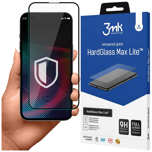 Apple iPhone 14 Pro - 3mk HardGlass Max Lite Black na Arena.pl