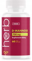 HERB D-Mannoza 700mg 60 kapsułek ZDROWY PĘCHERZ UKŁAD MOCZOWY D-MANNOZA