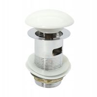 CERAMICZNY KOREK KLIK KLAK Z PRZELEWEM MOSIĄDZ GRZYB BIAŁY CERAMIKA HA