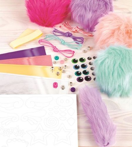 MAKE IT REAL zestaw kreatywny do tworzenia Puszystych Breloczków na Arena.pl