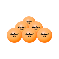 Zestaw piłeczek do tenisa stołowego, 6 sztuk REBEL ACTIVE