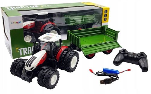 TRAKTOR Z PRZYCZEPĄ zdalnie STEROWANY na PILOT na Arena.pl