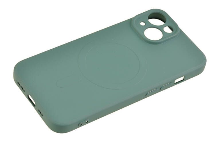 Etui Mercury Goospery MagSafe Silicone do Apple iPhone 14 zielony zdjęcie 1