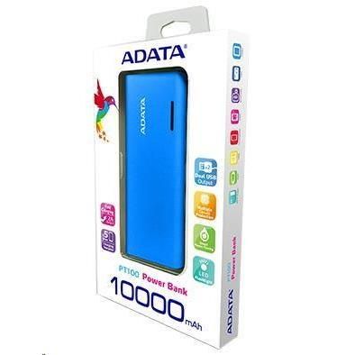 ADATA POWERBANK PT100 10000mAh BLUE-WHITE na Arena.pl