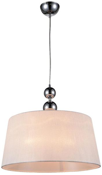 Clara zwis 45 1x60W E27 chrom / biały zdjęcie 1