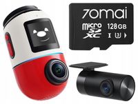Wideorejestrator 70MAI X800 4K Dual Set + kamera tylna RC14 + karta 128GB