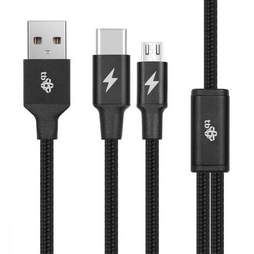 TB Kabel USB 2w1 czarny na Arena.pl