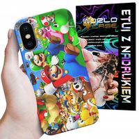ETUI CASE DO IPHONE X XS - SUPER MARIO BROS BAJKI WZORY WYBÓR
