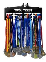 Wieszak na medale WIOŚLARSTWO twoje imię dowolny tekst 266.1