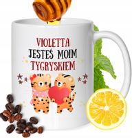 Kubek Dla Violetty Koleżanki Przyjaciółki Żony Prezent Biały 330Ml