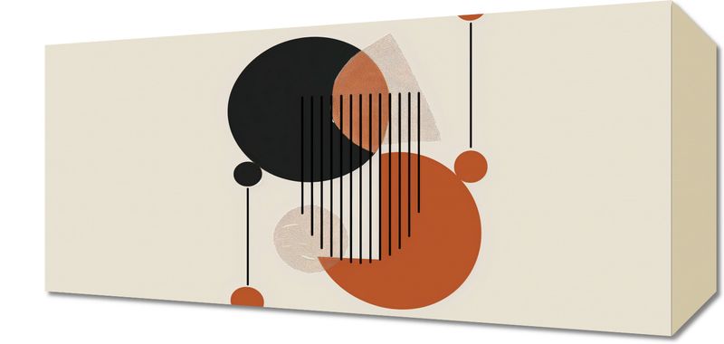 Obraz 40x20cm Dynamika i Kształt zdjęcie 1